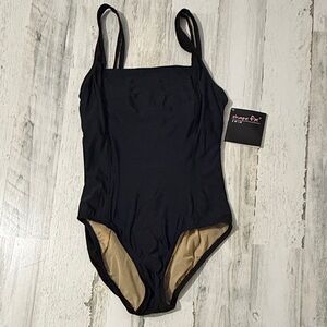 Shape FX Black One Piece Swimsuit Size Small NWT